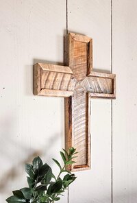 Christian Wall Decor | Reclaimed Wood Cross | Western Religious Wall Art | Confirmation Gift