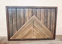 Reclaimed Wood Mountain Wall Art | Wyoming Cabin Decor | Rustic Western Wall Hanging