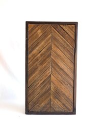 Reclaimed Wood Geometric Wall Art | Rustic Wooden Decor