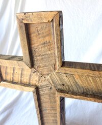 Christian Wall Decor | Reclaimed Wood Cross | Western Religious Wall Art | Confirmation Gift