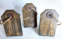 Reclaimed Wood Gift Tags / Rustic Wooden Ornaments