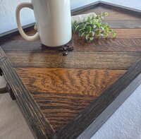 Rustic Serving Tray | Wood Coffee Table Tray |