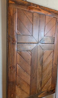 Reclaimed Wood Cross Wall Hanging