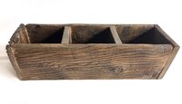 Reclaimed Wood Desk Organizer | Rustic Remote, Desk & Countertop Storage