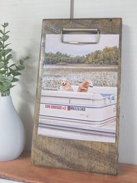 Reclaimed Wyoming Wood Clipboard | Rustic Farmhouse Office & Kitchen Decor