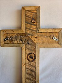 Christian Wall Decor | Reclaimed Wood Cross | Western Religious Wall Art | Confirmation Gift