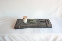 Coffee Table Tray | Rustic Living Room Decor | Ottoman Tray