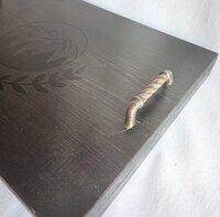 Coffee Table Tray | Reclaimed Wood Mountain Design | Rustic Western Decor