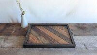 Rustic Serving Tray | Wood Coffee Table Tray |