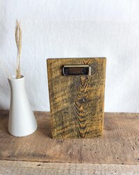 Reclaimed Wyoming Wood Clipboard | Rustic Farmhouse Office & Kitchen Decor