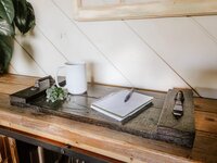 Reclaimed Wood Coffee Table Tray | Large Ottoman Tray | Rustic Centerpiece