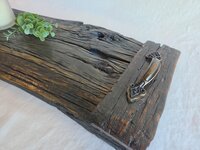 Coffee Table Tray | Rustic Living Room Decor | Ottoman Tray
