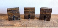 Christmas Stocking Hooks | Reclaimed Wood Stocking Holders | Rustic Holiday Decor