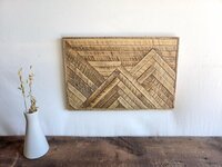 Reclaimed Wood Mountain Wall Art | Rustic Wood Cabin Decor | Handmade in Wyoming