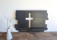 Reclaimed Wooden Cross | Rustic Christian Wall Decor |