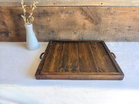 Reclaimed Wood Serving Tray | Breakfast in Bed | Coffee Table Decor