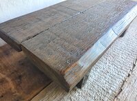 Large Reclaimed Wood Riser | 20" Rustic Display Stand | Farmhouse Kitchen Riser | Handmade in Wyoming