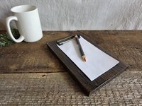 Reclaimed Wyoming Wood Clipboard | Rustic Farmhouse Office & Kitchen Decor