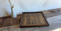 Reclaimed Wood Serving Tray | Breakfast in Bed | Coffee Table Decor