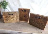 Reclaimed Wooden Photo Block (Horizontal) | Rustic Picture Display Stand | Wood Photo Clip