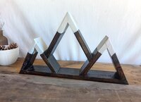 Reclaimed Wood Mountain Shelf