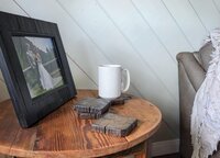 Reclaimed Wood Coasters Set of 4 | Rustic Wooden Drink Coasters | Western Home Decor