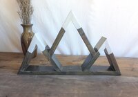 Reclaimed Wood Mountain Shelf