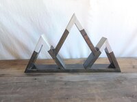 Reclaimed Wood Mountain Shelf