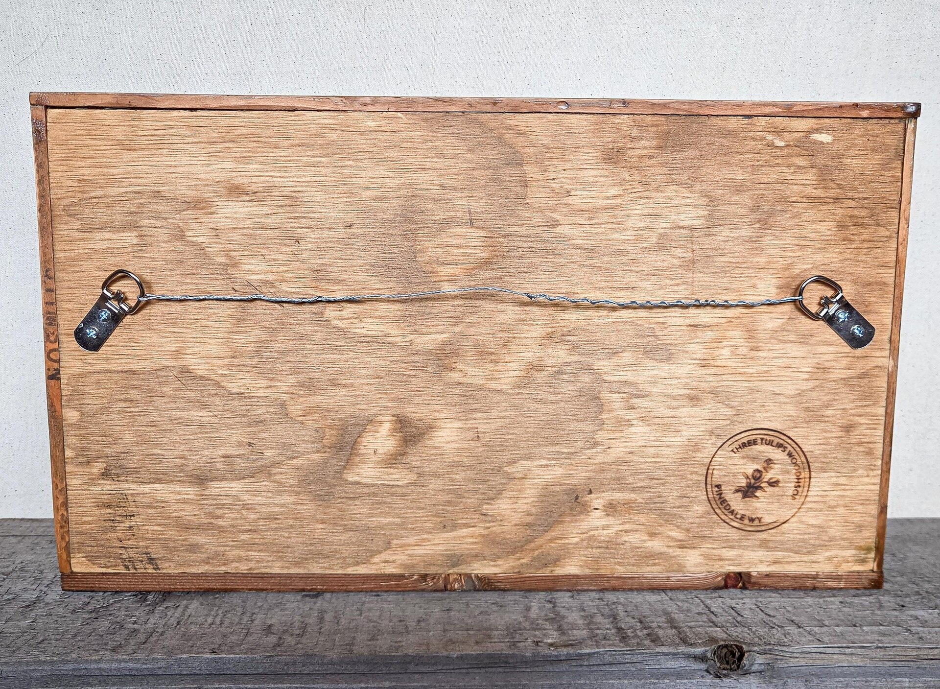 Reclaimed Wood Mountain Wall Art | Rustic Wood Cabin Decor | Handmade in Wyoming