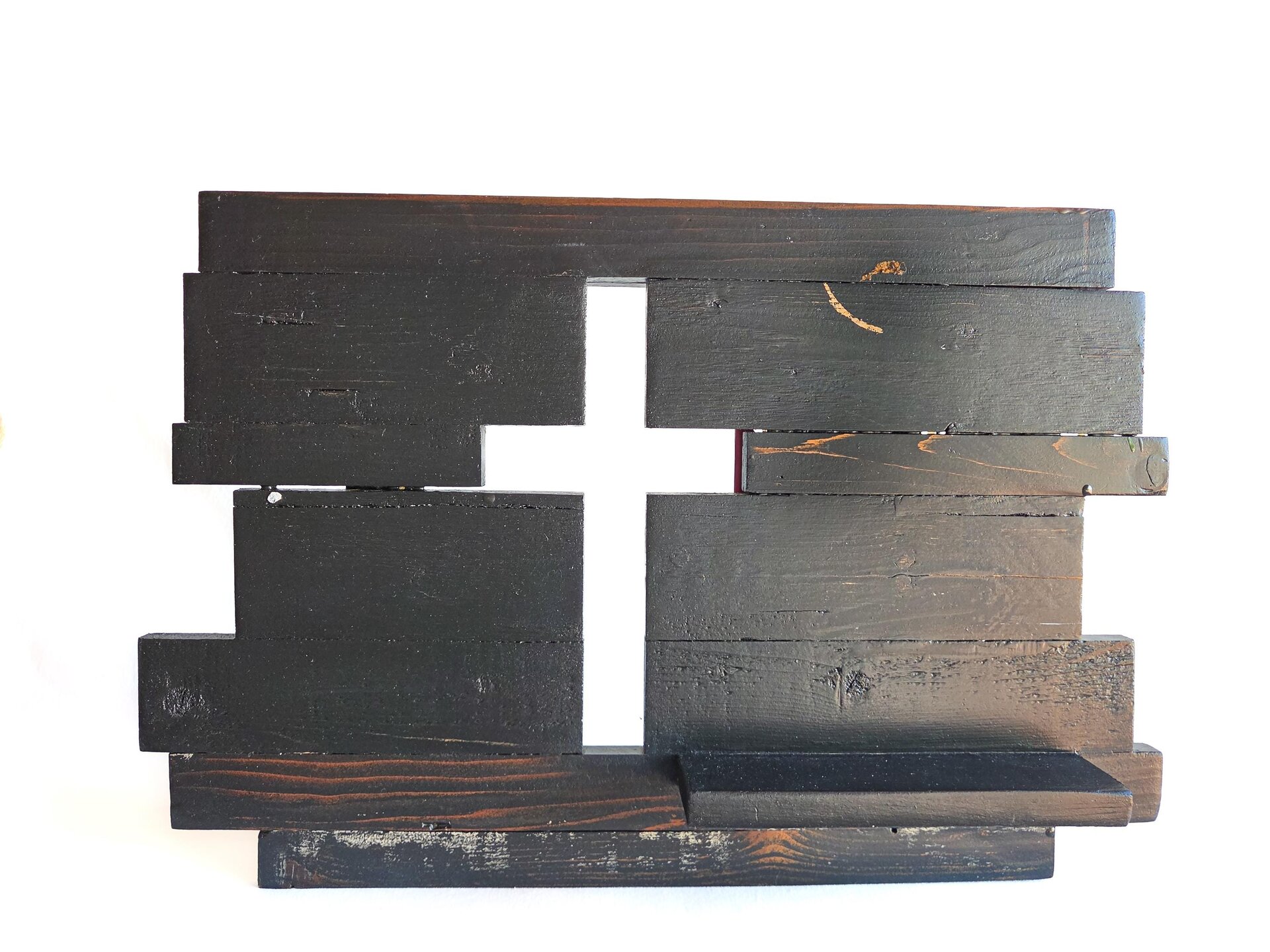 Reclaimed Wooden Cross | Rustic Christian Wall Decor |