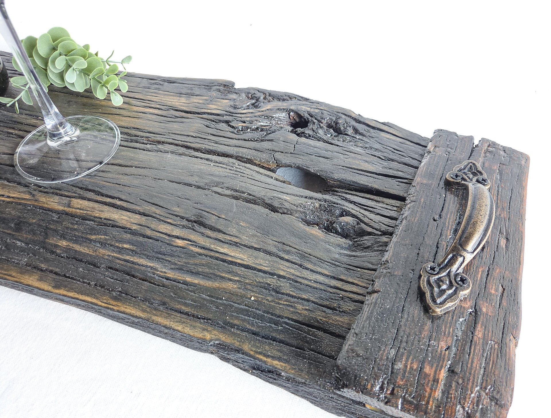 Coffee Table Tray | Rustic Living Room Decor | Ottoman Tray