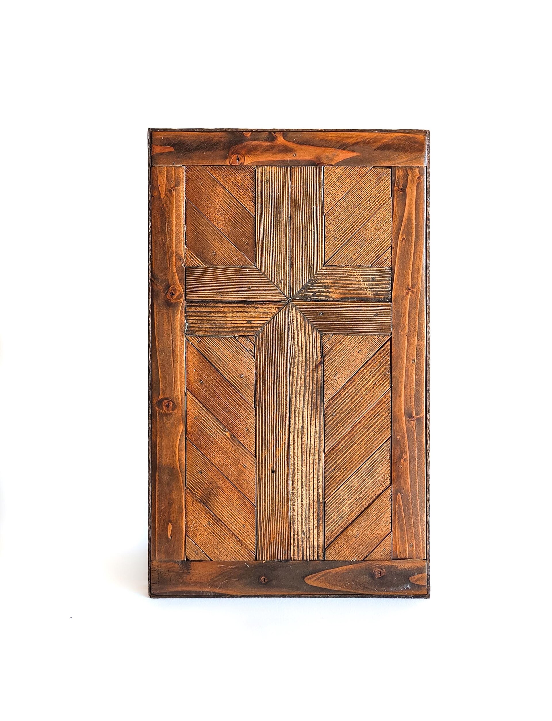 Reclaimed Wood Cross Wall Hanging