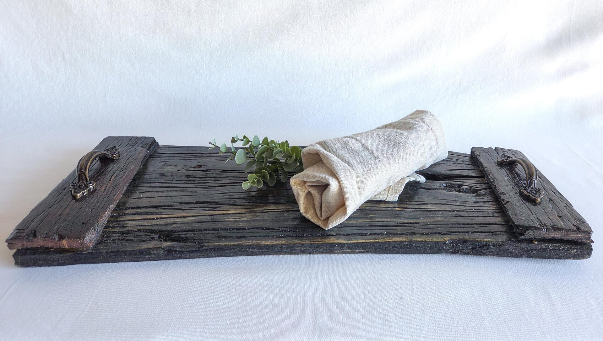 Coffee Table Tray | Rustic Living Room Decor | Ottoman Tray