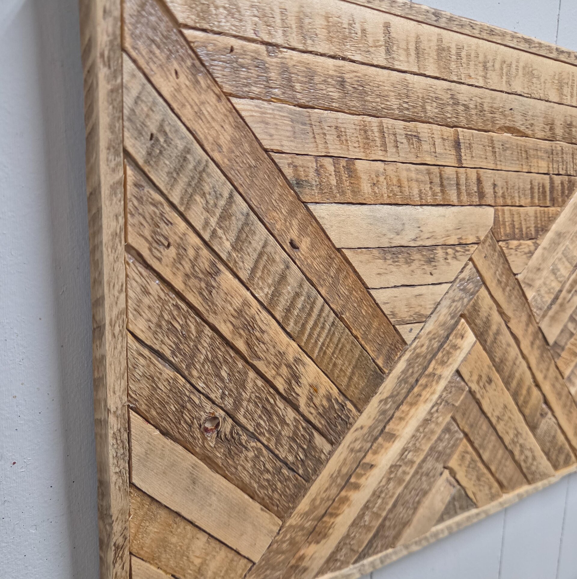 Reclaimed Wood Mountain Wall Art | Rustic Wood Cabin Decor | Handmade in Wyoming