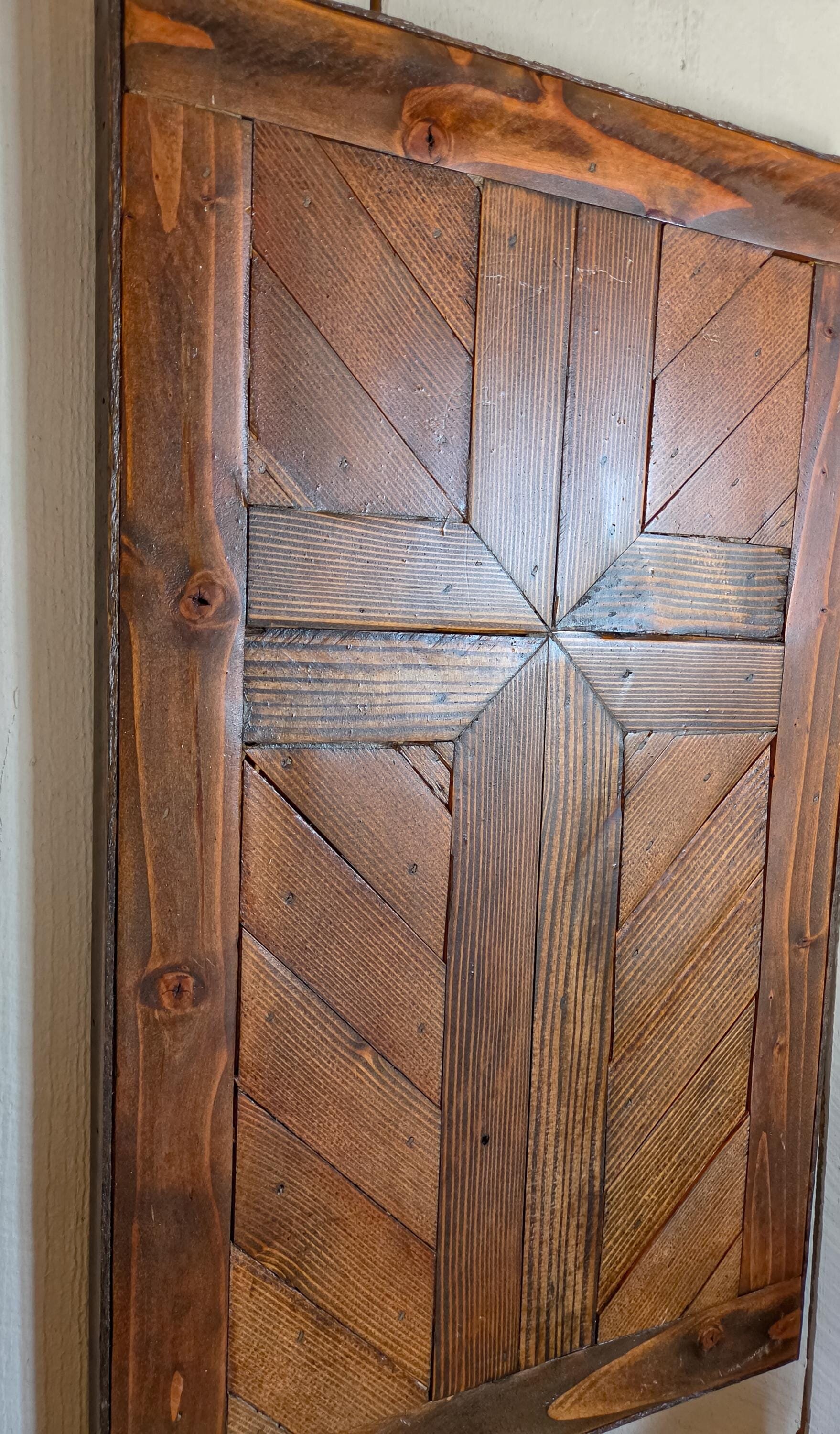 Reclaimed Wood Cross Wall Hanging