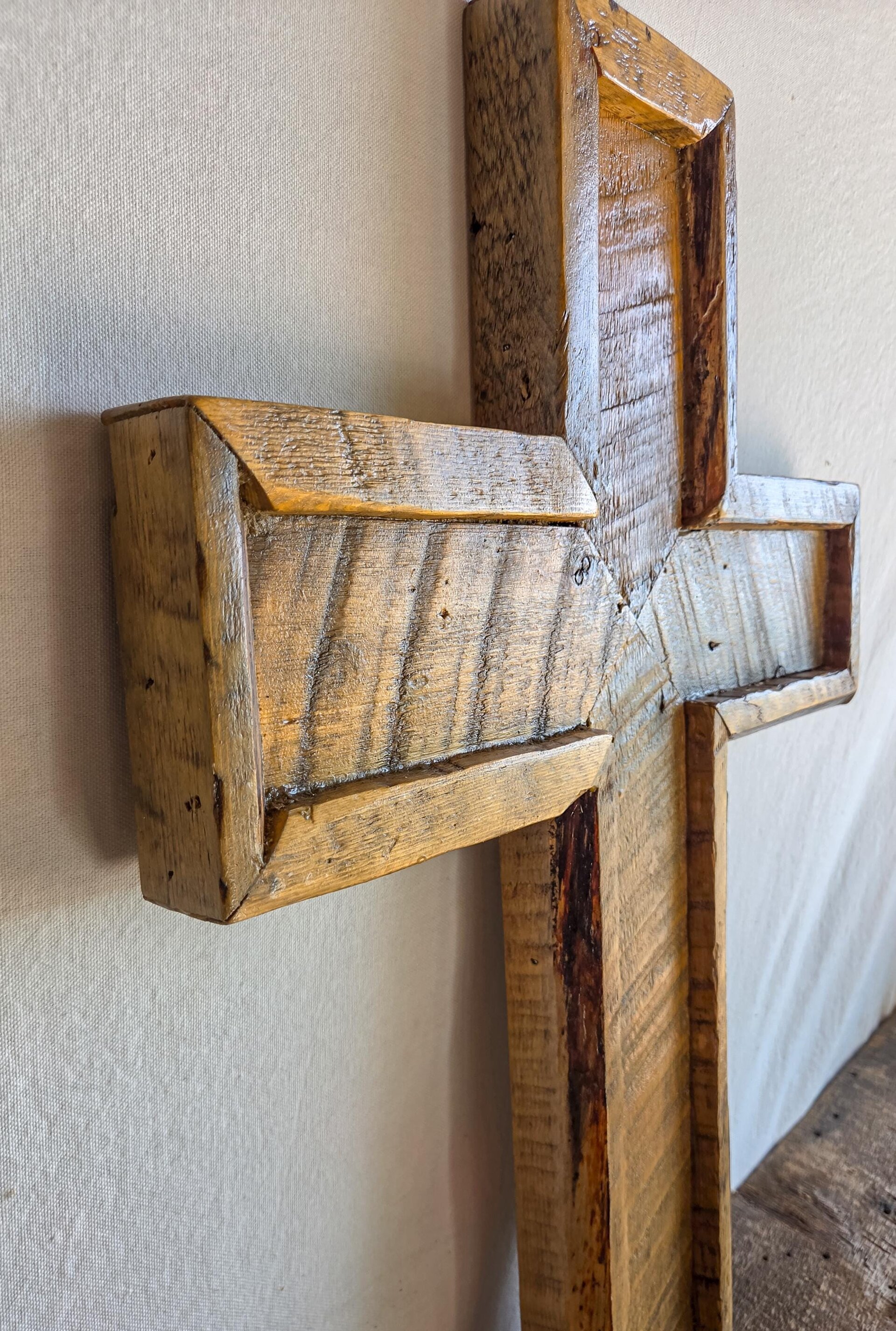 Christian Wall Decor | Reclaimed Wood Cross | Western Religious Wall Art | Confirmation Gift