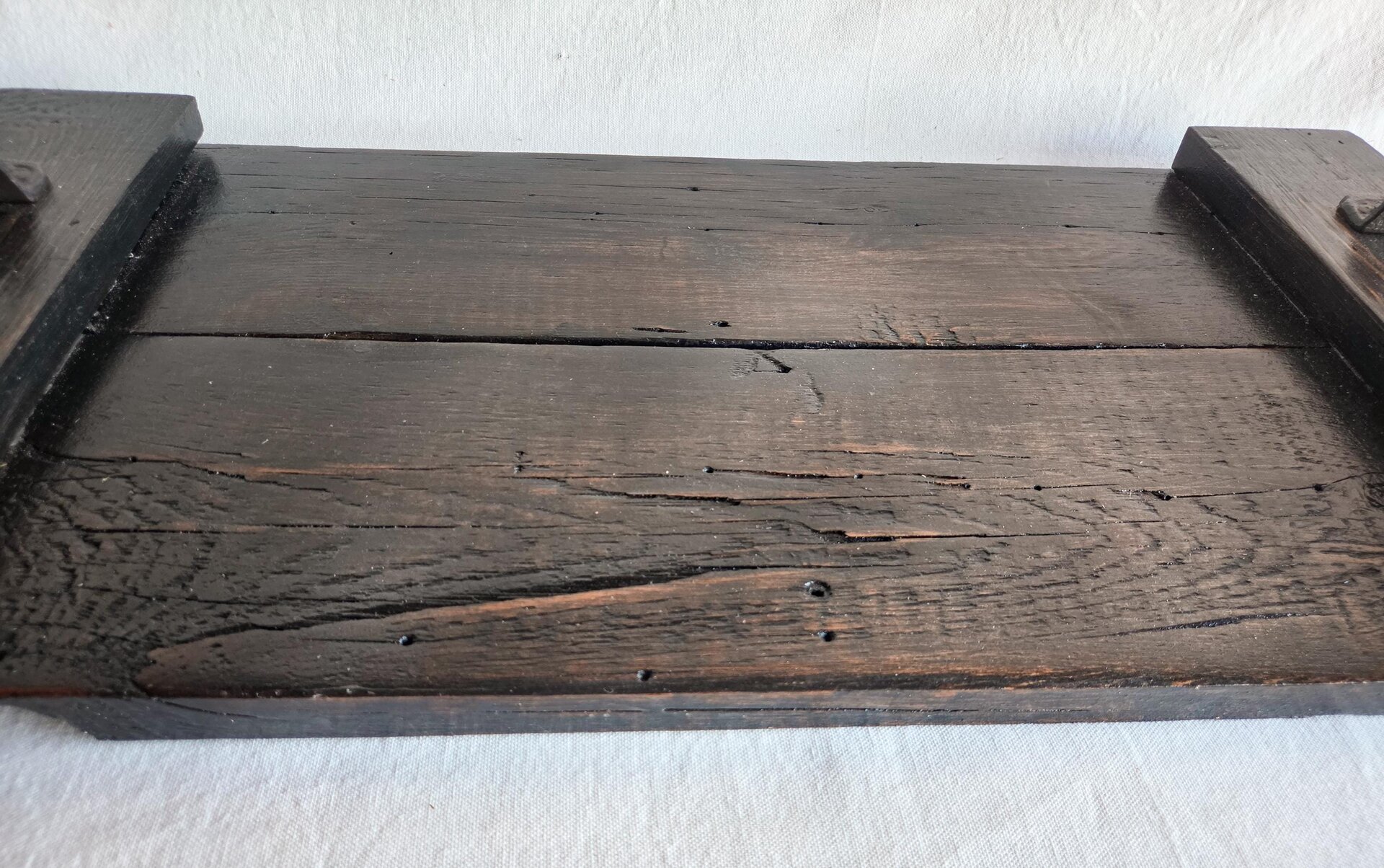 Reclaimed Wood Coffee Table Tray | Large Ottoman Tray | Rustic Centerpiece