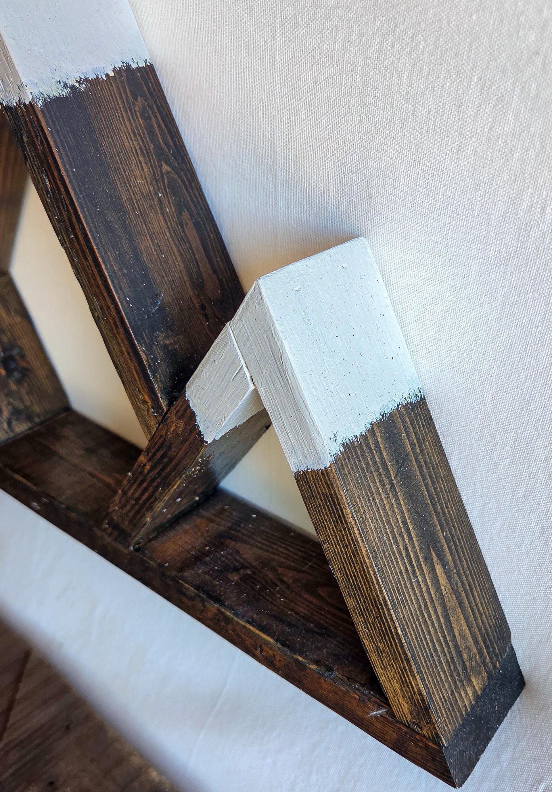 Reclaimed Wood Mountain Decor | Handmade Wyoming Shelf | Rustic Cabin Decor