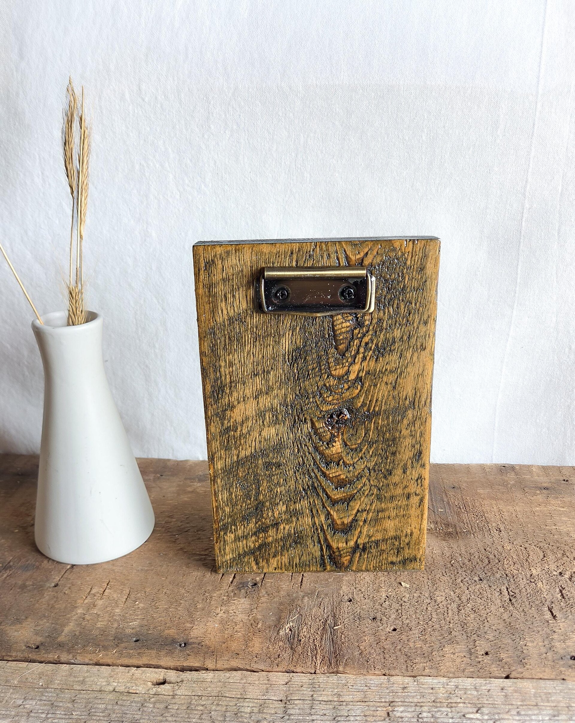Reclaimed Wyoming Wood Clipboard | Rustic Farmhouse Office & Kitchen Decor