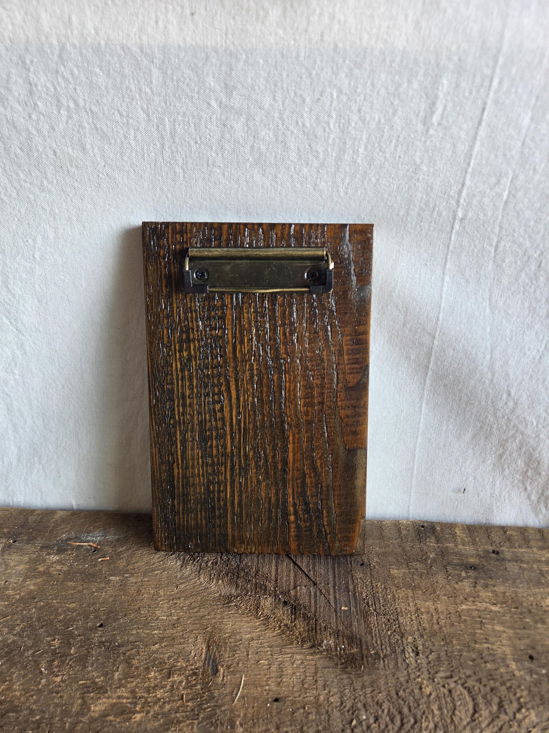Reclaimed Wyoming Wood Clipboard | Rustic Farmhouse Office & Kitchen Decor