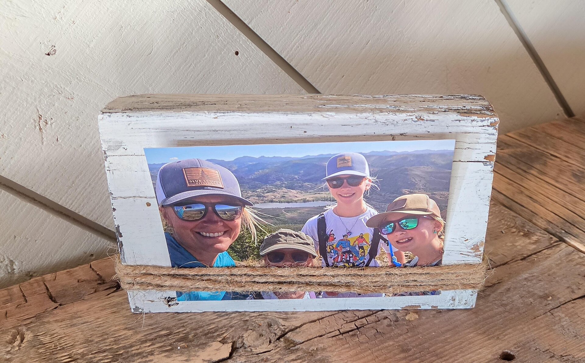 Reclaimed Wood Photo Holder | Rustic Picture Display | Handmade in Wyoming
