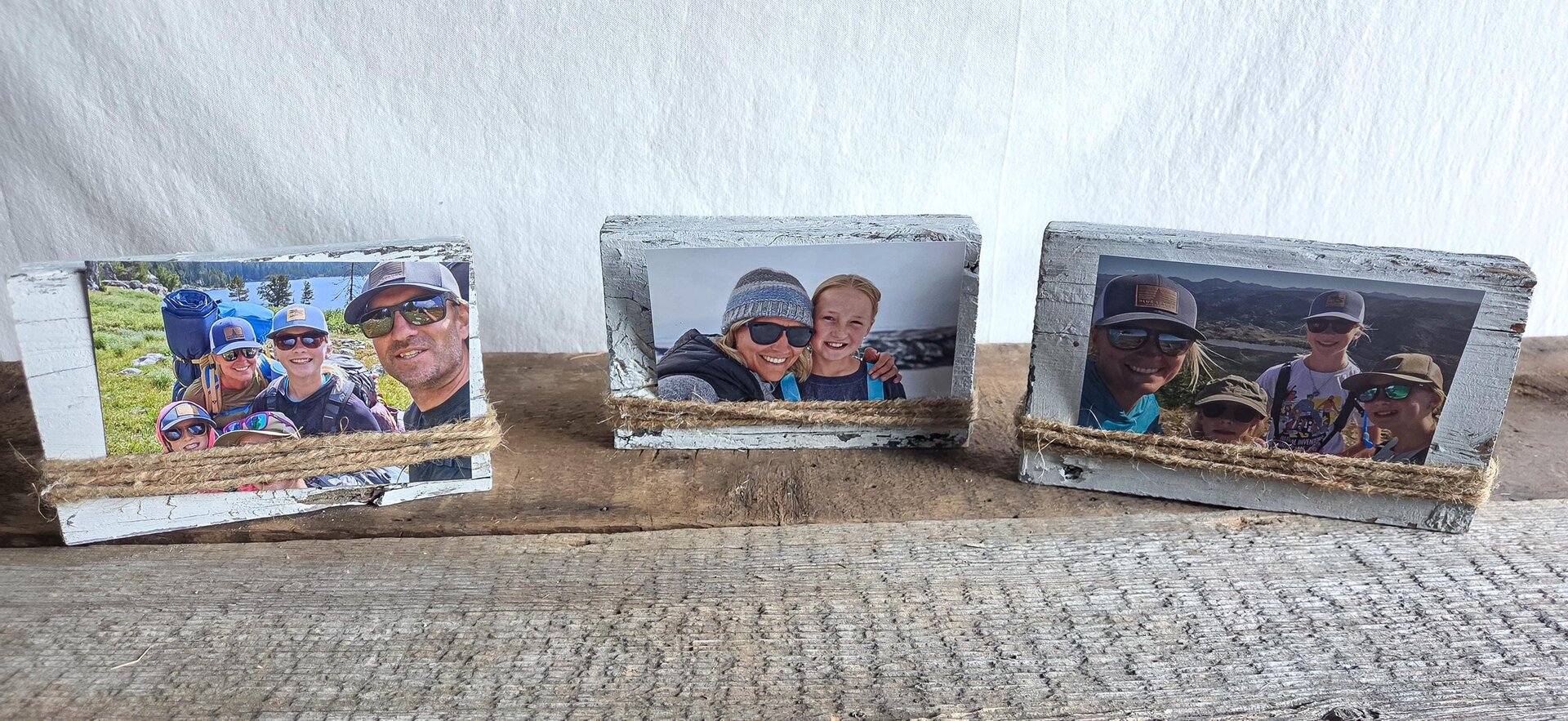 Reclaimed Wood Photo Holder | Rustic Picture Display | Handmade in Wyoming