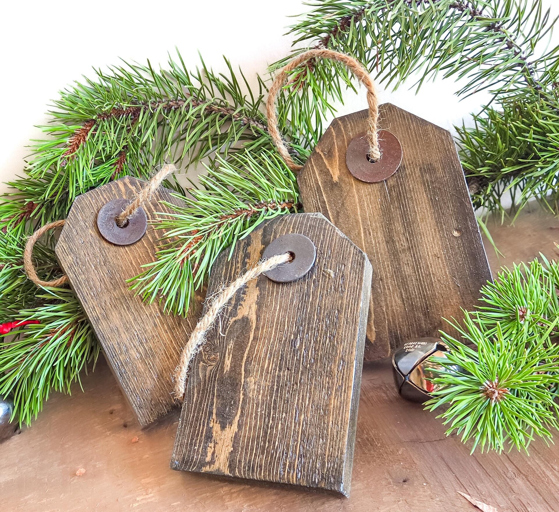 Reclaimed Wood Gift Tags / Rustic Wooden Ornaments