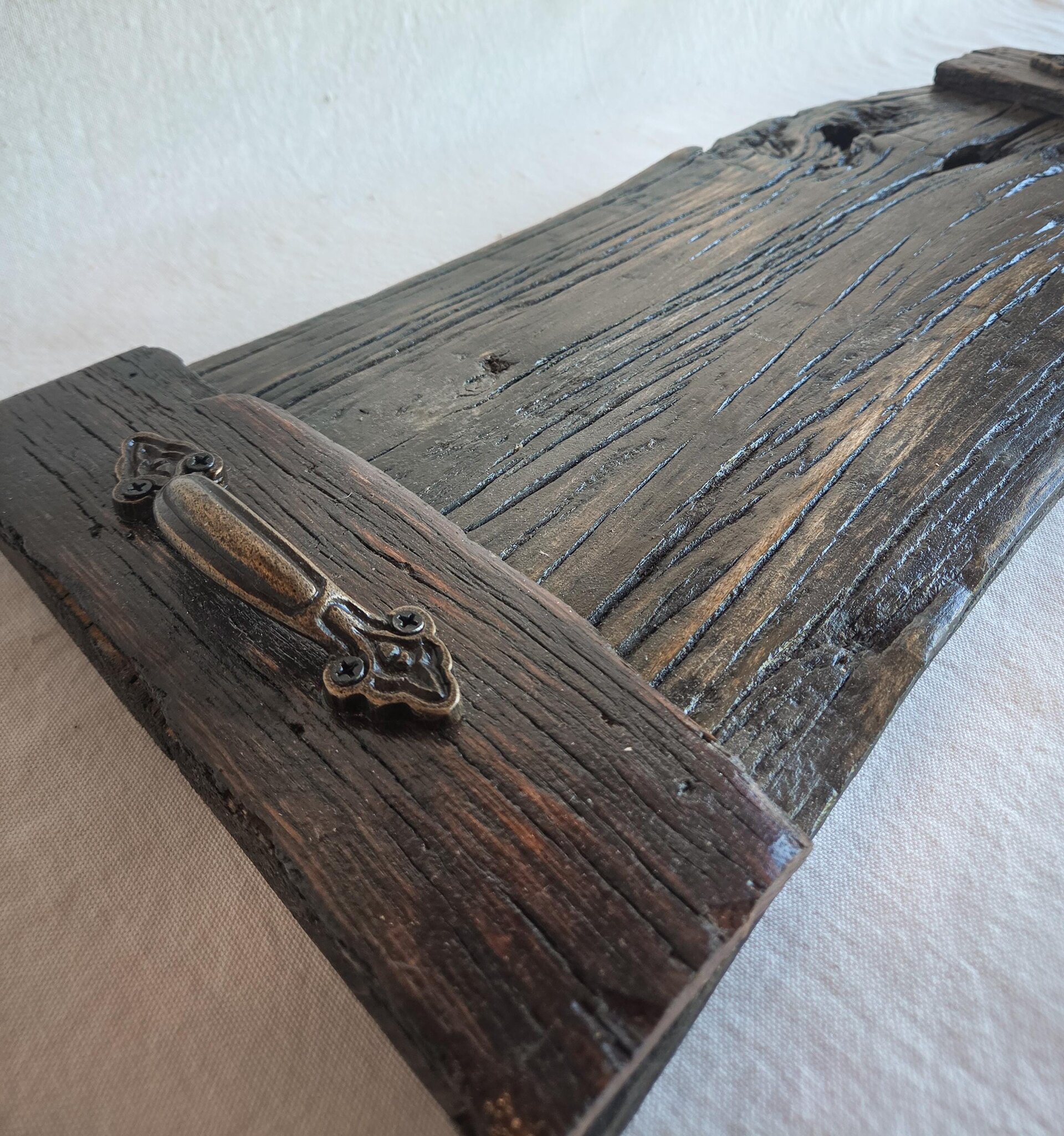 Coffee Table Tray | Rustic Living Room Decor | Ottoman Tray