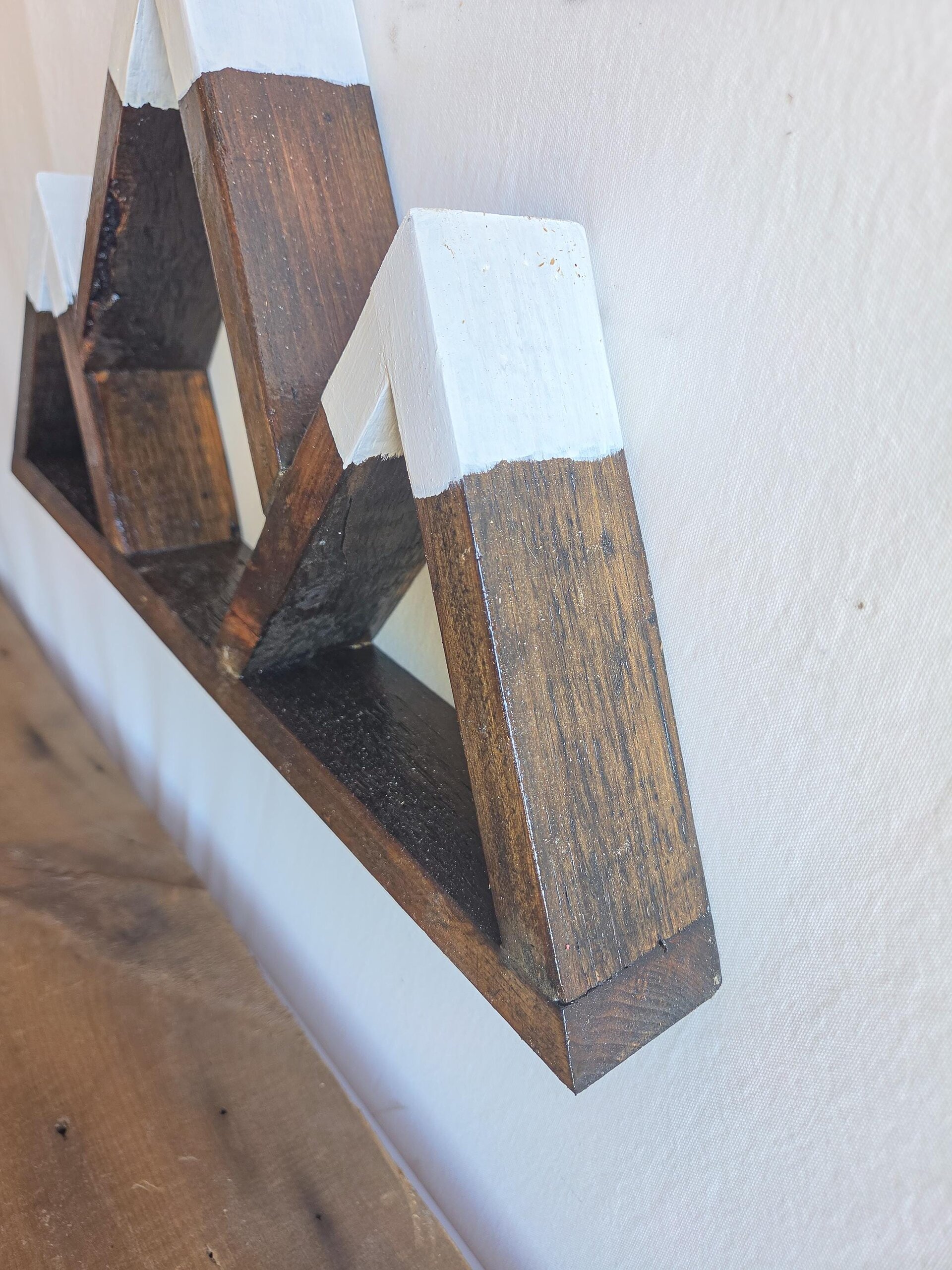Reclaimed Wood Mountain Shelf | Rustic Mountain Decor