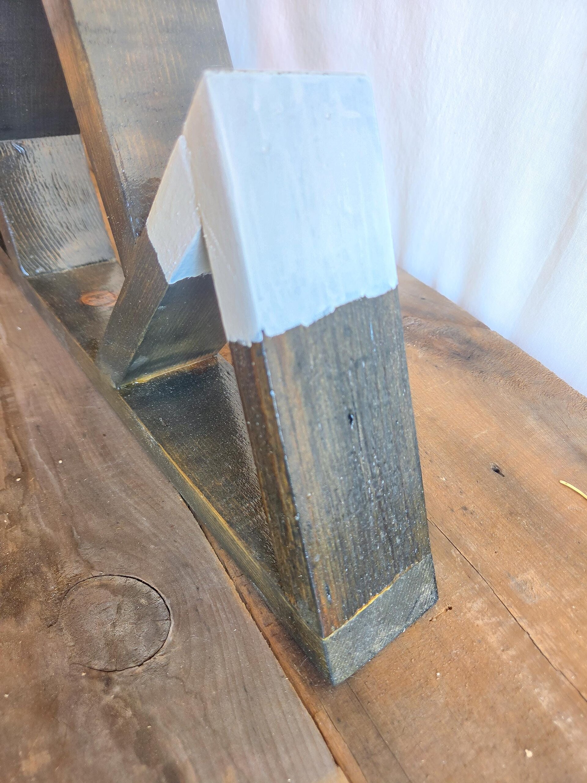 Reclaimed Wood Mountain Shelf