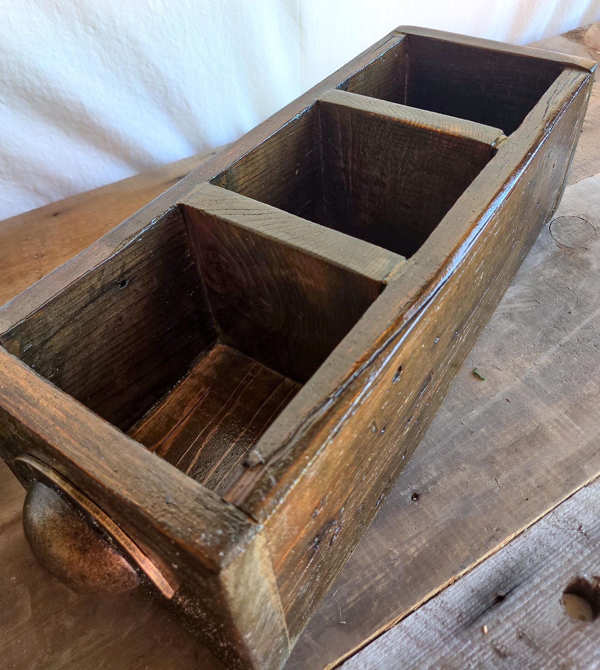 Reclaimed Wood Home Organizer