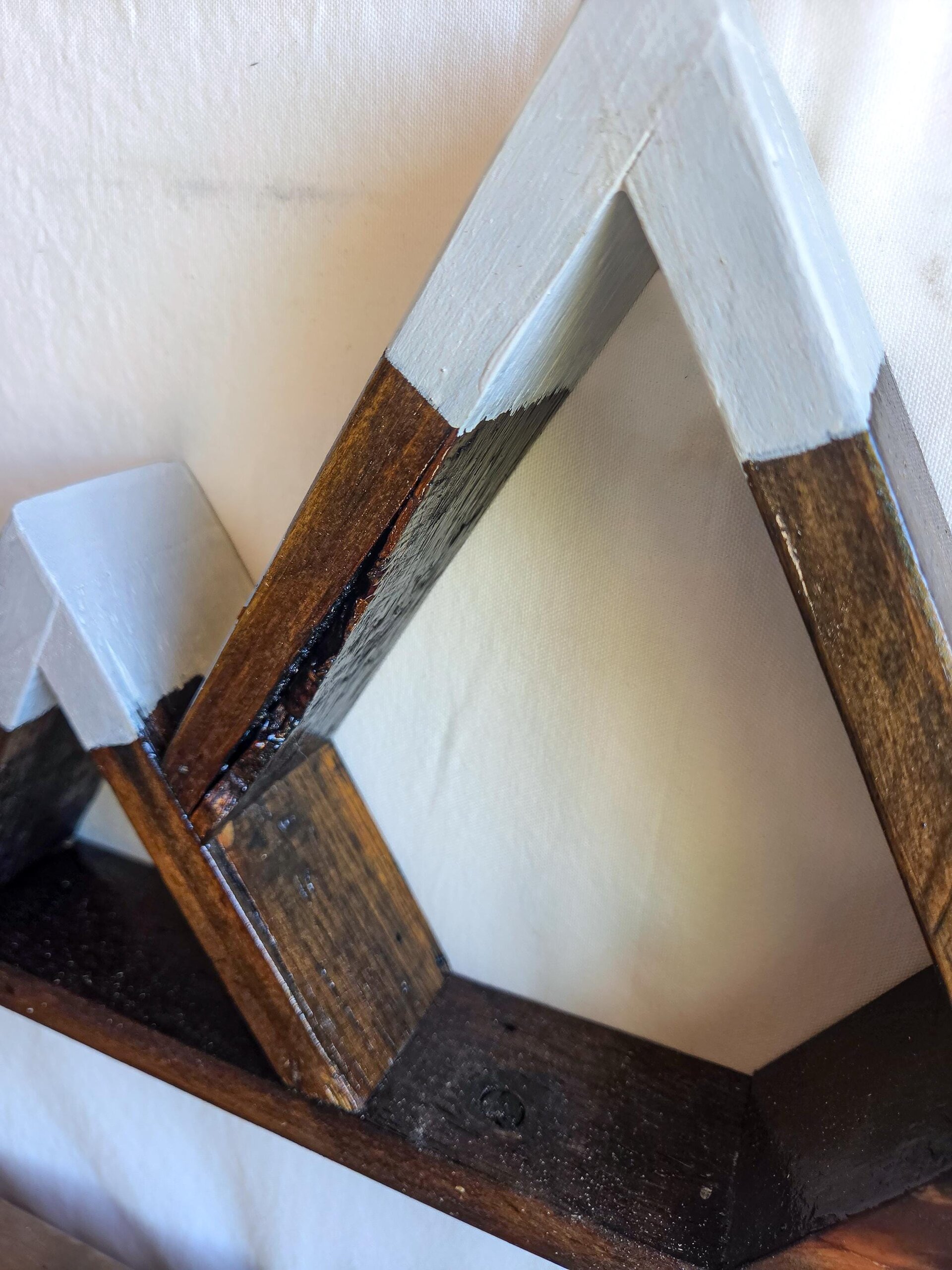 Reclaimed Wood Mountain Shelf | Rustic Mountain Decor