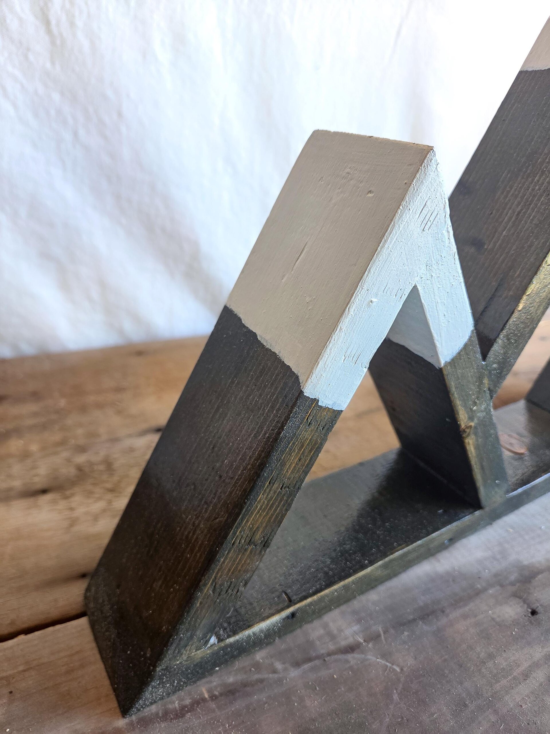 Reclaimed Wood Mountain Shelf