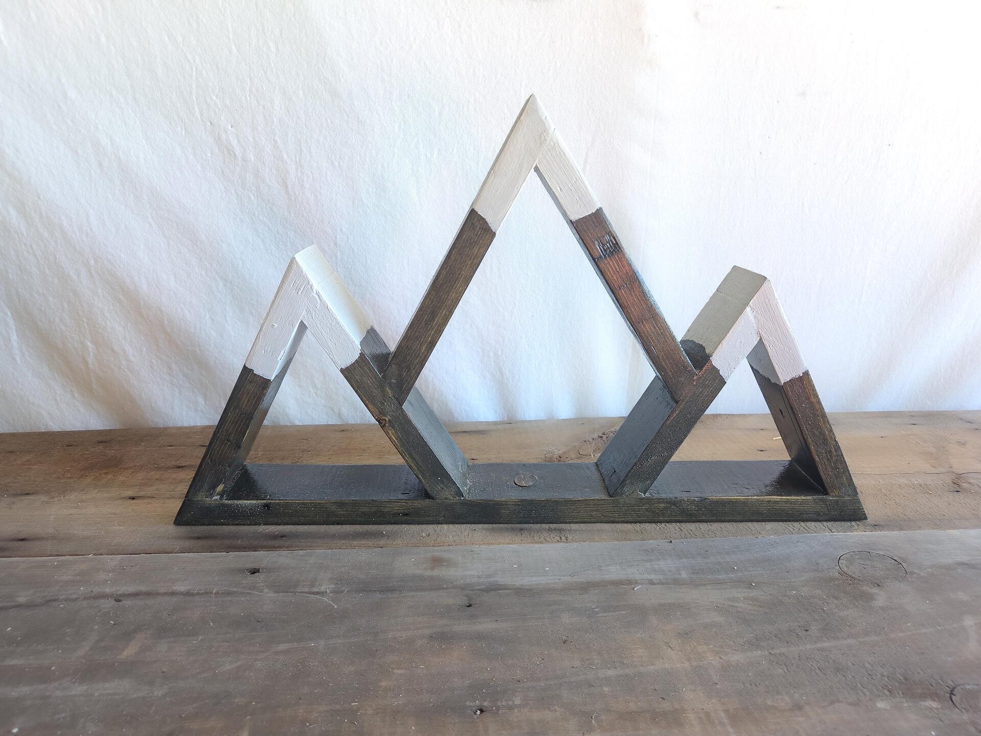 Reclaimed Wood Mountain Shelf